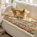 Couch Cover for Dogs Washable, Soft Dog Couch Cover, Non Slip Pet Couch Covers for Sofa, Couch Protector for Dogs Large Medium Small Size (Bohemian, 27.56 x 70.9 inch)