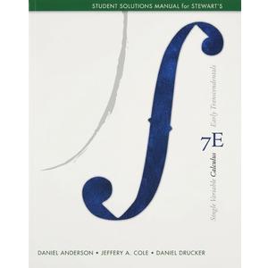 Student Solutions Manual, (Chapters 1-11) for Stewart's Single Variable Calculus: Early Transcendentals, 7th, Paperbac