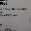 Plant & Plot Galvanized Raised Garden Beds Outdoor // 8×4×1 ft Planter Raised Beds for Gardening, Vegetables, Flowers (Silver) // Large Metal Garden Box // Patented Tool-Free Design