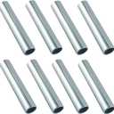 332 Steel Wheel Bushing, 1/2" ID x 5/8" OD x 3-1/4" Height, Universal Fit for Lawn Mower Wheels (8 Pack)