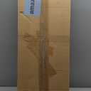 SUPERJARE 70 Inch Console Table with Outlet, Sofa Table with Charging Station, Narrow Entryway Table, Skinny Hallway Table, for Living Room, Rustic Brown (7.9"D x 70.8"W x 31.5"H)