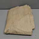 Smiry Rectangle Table Cloth Cover, Waterproof Elastic Fitted Picnic Tablecloth for 8 Foot Tables, Wipeable Flannel Backed Vinyl Tablecloths for Camping, Dining, Outdoor (Beige Wood, 30" x 96")