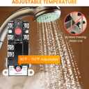 Briidea RV Electric Water Hybrid Heater Kits, Converts RV LP Gas Water Heater to 120V Electricity, 6 Gallon Capacity, Compatible with Suburban and Atwood Water Heater