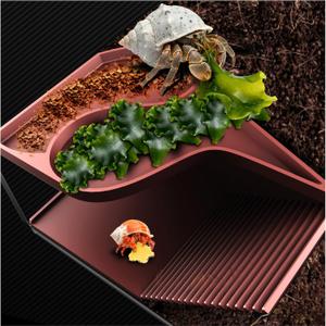 Hermit Crab Hideout with Climbing Tunnel | Hermit Crab Climbing Toys| Hermit Crab Water Tank Accessories |Hermit Crab Habitat, Also Suitable for Sea Turtles, Lizards and Tarantulas