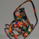 pidan Cat Harness and Leash Set, XL Size for Large Cats, Escape Proof - Adjustable Kitten Harness for Large Small Cats, Lightweight Soft Walking Travel Petsafe Harness (Multicolor-XL Size)