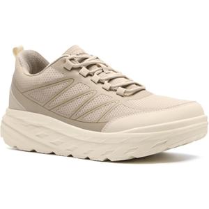 Women's Orthopedic Diabetic Wide Walking Shoes: Comfortable Arch Support Recovery Standing Sneakers, Fashionable Plantar Fasciitis High Arch Foot Pain Relief Work Tennis Casual Shoes Beige Size 9