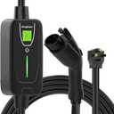EV Charger Level 2, 32 Amp, 25ft Cable, 7.68KW, 220V-240V, NEMA 14-50P