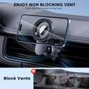 For Magsafe Car Mount Magnetic Phone Holder for Car Air Vent Car Cell Phone Holder Mount Car Accessories for iPhone 14 13 12 15 16 17 Pro Max Plus Mini MagSafe Case