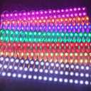 REXTiN Super Bright 200pcs 3 LED Module Storefront Lights Yellow 5630 5730 SMD Waterproof Decorative Light for Letter Sign Storefront Advertising Signs with Tape Adhesive BacksideYellow