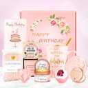 Birthday Gifts for Women Happy Birthday Gift Baskets for Women Unique Not A Day Over Fabulous Mug Gift ideas Pink Gifts Box Set Presents for Her Friends Mom Sister Wife Coworkers Daughter Aunt Mom