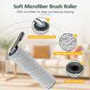 2+4 Pack S5/ S5 Pro Brush Roller and HEPA Filter Set Compatible with Tineco Floor ONE S5/ Floor One S5 Pro Cordless Wet Dry Vacuum Cleaner, 2 Pack Brush Rollers + 4 Pack Vacuum HEPA Filters