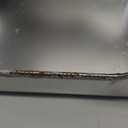 Stainless Steel Cat Litter Box with Low Entry, Metal Kitty Litter Box for Senior or Injured Cats, Odor-Free, Non-Stick, Easy to Clean, 17.5"x13.6"x5.9", Litter Pan for Medium and Small Cats (Silver)