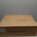 XXXL Extra Large Stainless Steel Litter Box, 28" L x 20" W x 14" H Super Large Stainless Steel Litter Box, Suitable for Large Cats and Multiple Cats, Non-Sticky, Anti-Leakage, Easy to Clean