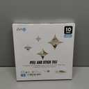 Art3d Peel and Stick Backsplash for Kitchen White Subway (10 Tiles, Thicker Design) (White With Black Grout)