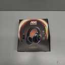 AOC Wireless Gaming Headset Compatible with ps5/4, PC, USB-C & Bluetooth 5.4 & 2.4GHz Gaming Headphones with Noise Canceling Mic, 7.1 Virtual Surround,20ms Latency, 45H, RGB- White