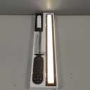 EZVALO Picture Lights for Wall, 16in Rechargeable 6000mAh Battery Operated Painting Lights with Remote, Wireless Wall Light for Gallery, Living Room, Hallway (Black)