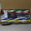 Candy Christmas Decorations Pathway Outdoor Solar, 29 inches 80 LED Lighted Lollipop with 8 Modes Waterproof String, for Yard Patio Walkway-4PCS (Multi-colored)