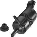 Front Windshield Washer Pump w/Grommet Replacement for Chevy GMC Buick Pontiac Isuzu Replaces # 385-232316A, 22127652, 22127653, 89025062, 89001122