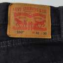 Levi's Mens 550 Relaxed Fit Jeans W32L30 Black