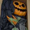 Halloween Decorations Outdoor - 6 Ft. Large Animated Root of Evil Prop with Spooky Sound - Sound & Touch Activated Sensor - Animatronic Scary Props Decor for Home Party Indoor Outside Yard Decoration