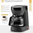 Toastmaster 5-Cup Drip Coffee Maker in Black