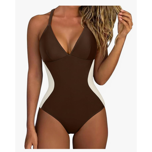 SUUKSESS Women Slimming Tummy Control One Piece Swimsuit Sexy Bathing Suit XL