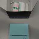 Sticker Printer, PM290 Mini Printer, Bluetooth Sticker Maker Machine with 3 Rolls Paper, Smart AI APP, Portable Print Pod for Study Note, Picture, List, DIY Gifts for School Office Home, Green