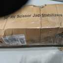 30" RV Scissor Jack Stabilizer 7800lb Heavy Duty 30" RV Trailer Stabilizer Leveling Scissor Jack for RV Camper with Crank Handle - 1Pack