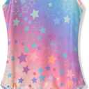 TENVDA Girls One Piece Swimsuits Sport Halter Swimwear Beach Bathing Suit