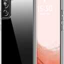 HOOMIL Case for Samsung Galaxy S22 Plus 5G 6.6-Inch, Non-Yellowing, Drop Protection, Anti-Scratch Transparent Hard Back Phone Cover - Crystal Clear
