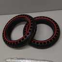 BANGTING 2PCS 8.5x2 inches Solid Tires for Electric Scooter, 8 1/2 x2 Tire for Gotrax GXL V2 / XR/APEX, 50/75-6.1 Tire Replacement for Xiaomi Pro 2 / M365 / 1S and All 8.5'' Scooter Tires (Red)