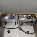 Commercial Electric Deep Fryer with Basket, 3400W Oil Fryer for Home Use
