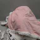 Electric Heated Blanket Full Size 72"x84" - Dual-Sided with Microplush & Sherpa Fabric, 4 Heat Settings & 10 Hours Auto Off, Machine Washable - Pale Pink (03-light Pink)