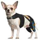 Marnonsis Dog Knee Braces for Back Leg, Adjustable ACL Brace for Dogs with 4 Stabilizers, Hip Support to Reduces Pain, Ligament Injuries & Luxating Patella XS