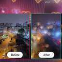 Pearl-Studded Heart Diffraction Glasses for Women, Diffraction Fashion Party Glasses Turn the Light Into Rainbow Heart Shape for Rave/Concert/Disco/Festivals/Bar Night Club/Fireworks Show