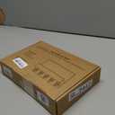 Key Holder for Wall, Decorative Key and Mail Holder with Shelf Has Large Hooks for Bags, Coats, Umbrella  Paulownia Wood Key Hanger with Mounting Hardware (9.8W x 6.7H x 4.2D) (Black)