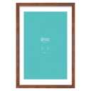 LaVie Home 24x36 Picture Frame Brown Poster Frame,Display Pictures 20x30 with Mat or 24x36 Without Mat, Stable and Sturdy Frame and Polished Plexiglass, Horizontal and Vertical Format of The Walls