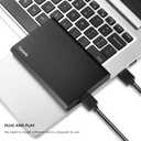 500GB Ultra Slim Portable External Hard Drive USB3.0 HDD Storage Compatible for PC, Desktop, Laptop, MacBook, Chromebook, Xbox One, Xbox 360, PS4 (Black)
