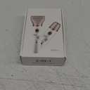 Electric Razors for Women - Painless 2-in-1 Shaver for Women Hair Remover for Face, Legs and Underarm Wet & Dry, Portable Bikini Trimmer, Lady Hair Removal with 2 Trimmer Heads- Micro USB Recharge