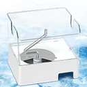 WPW10347093 Ice Bucket, W10347093 Ice Bucket Removable Ice Bin Fit for Whirlpool, Maytag, KitchenAid, Jenn-Air Refrigerator Parts