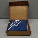 Salt Earth GOTS Certified 100% Organic Cotton Throw Blanket, 90" X 90" Waffle Blankets & Throws for Bed, Throw Blanket for Couch, Modern & Cozy Blanket, All Seasons Waffle Blanket, Soft Blanket(Navy)