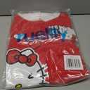 Hello Kitty Sanrio Girls Fleece Zip Up Hoodie with Ears for Big Kids (Red)