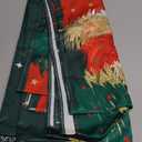 Horaldaily Christmas Tablecloth 60120 Inch Rectangular, Christmas Trees Green Washable Table Cover for Party Picnic Dinner Decor