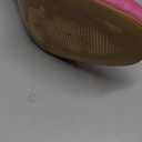 IDIFU IN3 Mary Jane Pumps Closed Toe Low Short Chunky Block Dress Shoes for Women Wedding Bridal Flight Attendant Heels Formal Cute Round Toe Vintage Small Thick Pumps Heels with Round Buckle (7, Hot Pink Suede)