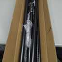 2pack Tension Curtain Rod 41-126 In(4-10Ft) Long Shower Curtain Rods No Drilling Outdoor Tension Rods For Patio Black Shower Rod For Window Or BathroomRod Diameter 1.26in-One-Bond Stretching