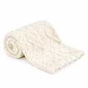 Sherpa Fleece Baby Blanket, Ultra Soft Fluffy Premium Baby Blankets for Boys Girls, Cozy Infant Toddler Newborn Receiving Blankets for Crib Stroller 3040 (Cream)