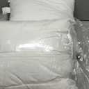 MIULEE 20x20 Throw Pillow Inserts, Set of 2 Decorative Pillow Inserts with Soft Cotton Cover, Fluffy and Cozy Indoor Square Sofa Couch Pillow Inserts White