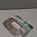 FABSPARK Phone Case for iPhone 16 Pro Max Case,Simple Wave Design Wavy Frame Soft Silicone Aesthetic for iPhone 16 Pro Max,Brown