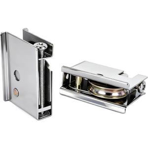 2 Pack 0C5Y00P0 Sliding Patio Door Rollers, Sliding Patio Door Rollers Compatible with Sliding Patio Door 1-1/2Steel Ball Wheel Bearing, Adjustable Roller Height