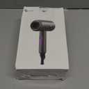 slopehill Professional Ionic Hair Dryer, Powerful 1800W Fast Drying Low Noise Blow Dryer with 2 Concentrator Nozzle 1 Diffuser Attachments for Home Salon Travel (Grey)